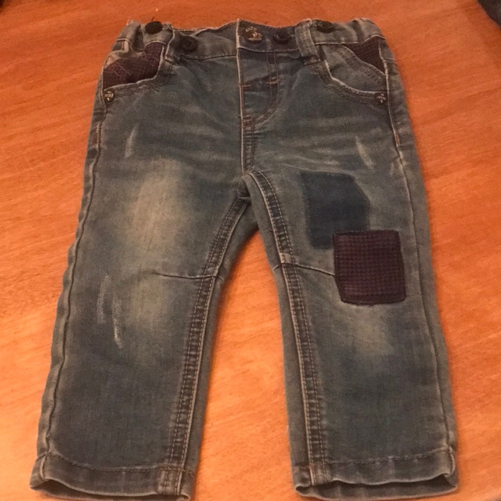 OshKosh B'gosh Faded Blue Patch Jeans